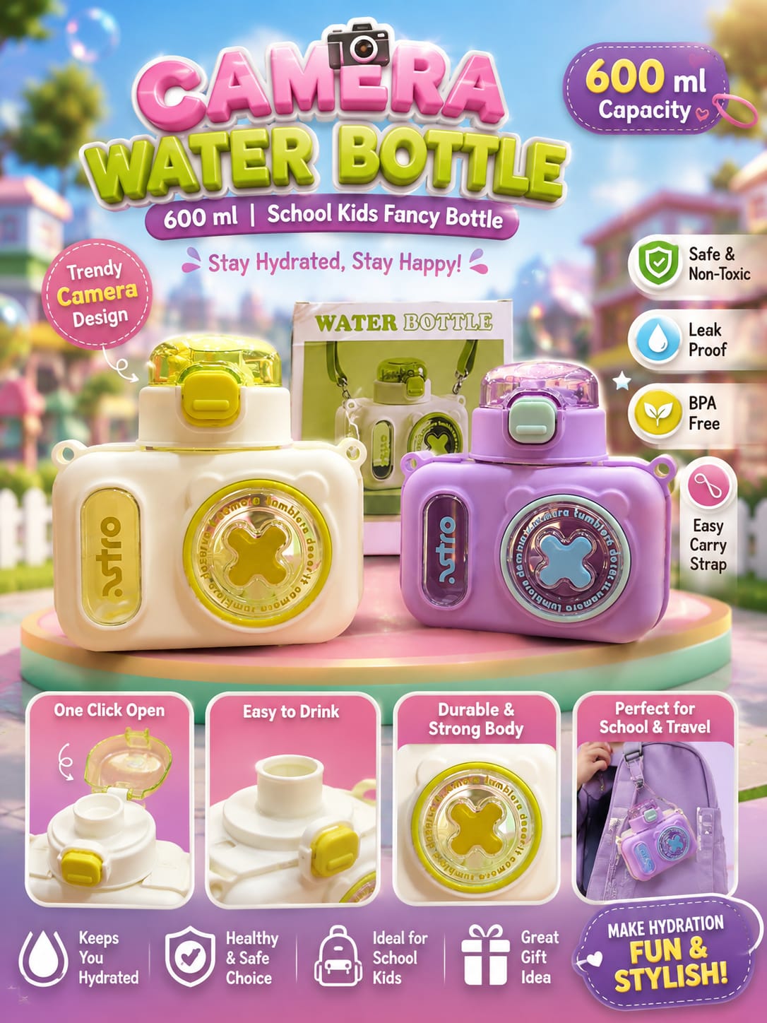 Camera Water Bottle